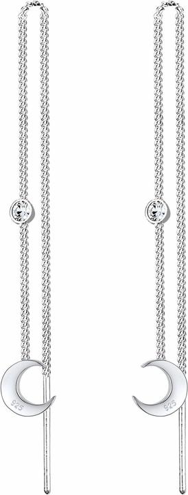 Immagine prodotto Elli Hänger zum Durchziehen mit Halbmond Kristalle (Argento)