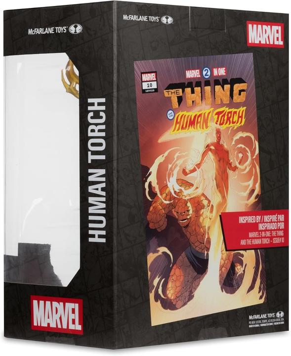 Produktbild McFarlane Marvel Collection PVC Statue 1/6 Human Torch (Marvel 2 in 1 #10) 29 cm