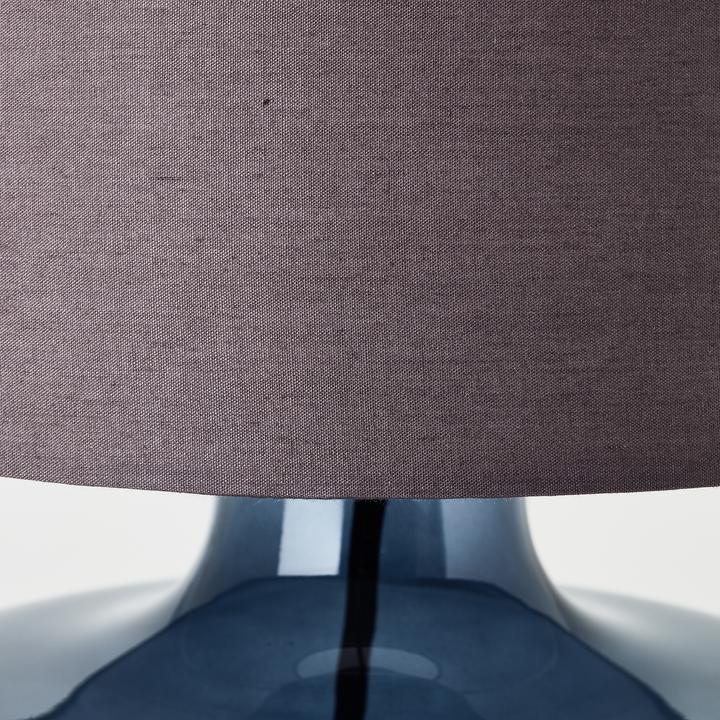Produktbild Brilliant Hydra Tischleuchte 57cm taupe/dunkelblau Glas/Textil Schnurzwischensch (E27)