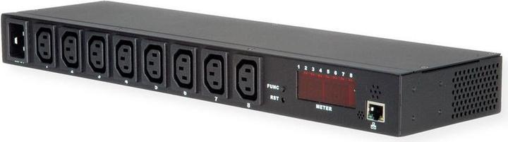 Image du produit Value 19.99.3420 Unité de distribution d'alimentation (PDU) 8 sorties CA 1U Noir