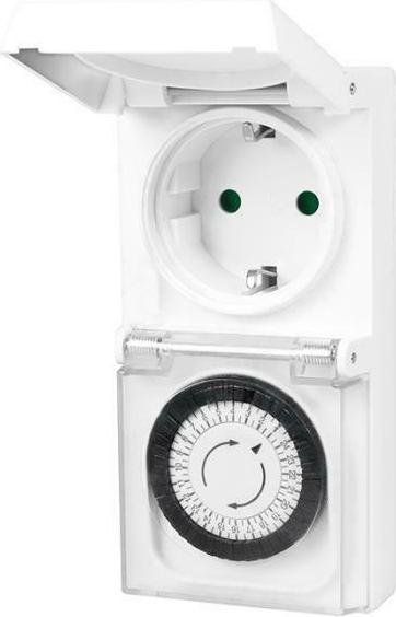 Productafbeelding LogiLink Mechanische timer, IP44, buiten