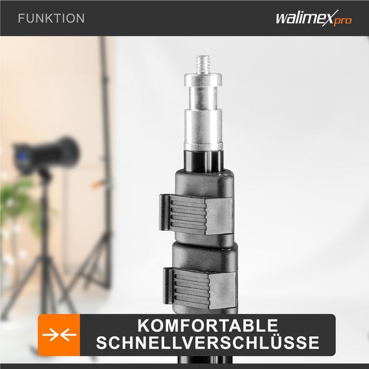 Actual product image Walimex WT-802 lamp tripod, 108cm (108 cm, 2.50 kg)