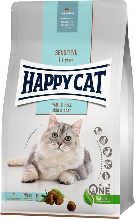 Produktbild Happy Cat Trockenfutter Supreme Sensitive Haut & Fell, 4 kg (Adult, 1 Stk., 4000 g)