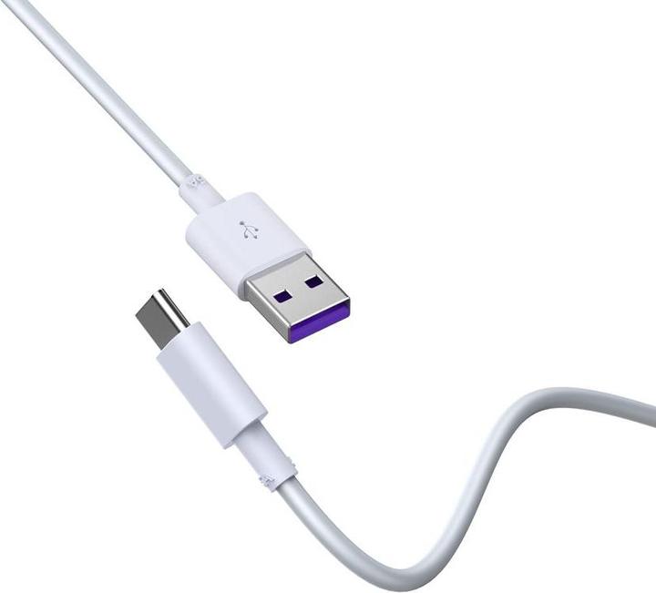 Actual product image Devia cable Shark USB - USB-C 1,5 m 5A white (1.50 m, 25 W)