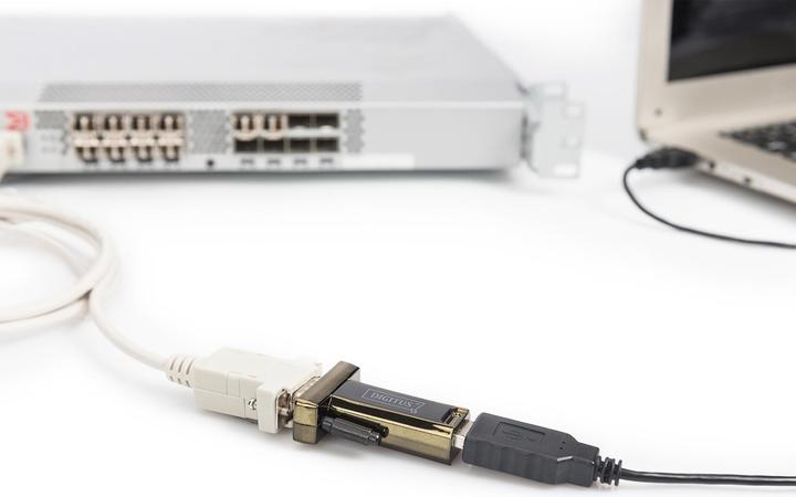 Produktbild Digitus USB 2.0 zu (RS-232, USB-A, 7.40 cm)
