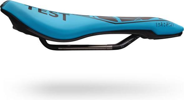 Actual product image PRO Bike Gear Test saddle MSN 1.3 Enduro, blue, stainless steel frame, 142mm