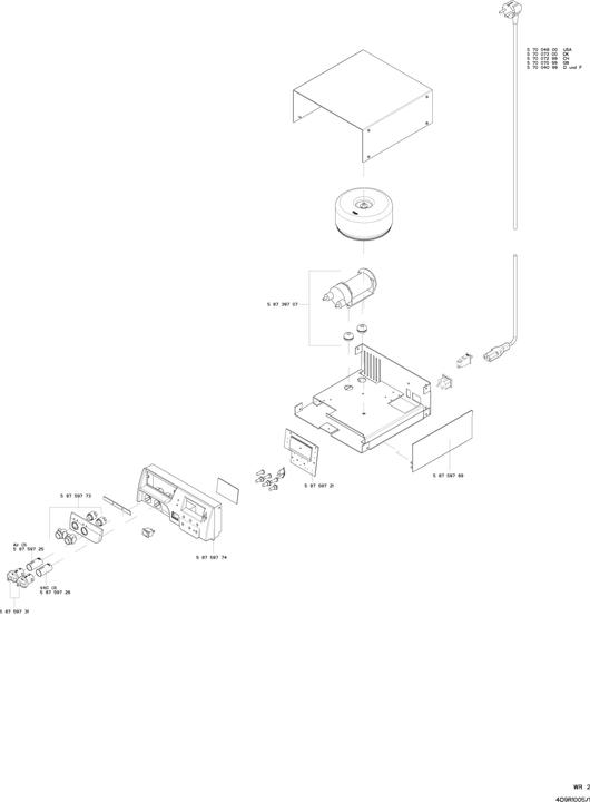 Actual product image Weller Erem Soldering/desoldering station supply unit di