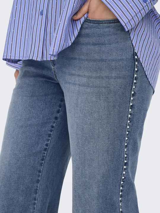 Actual product image Only CARJUICY Hohe Taille Weiter Beinschnitt Jeans Jeans mit weitem Bein (W48/L30)