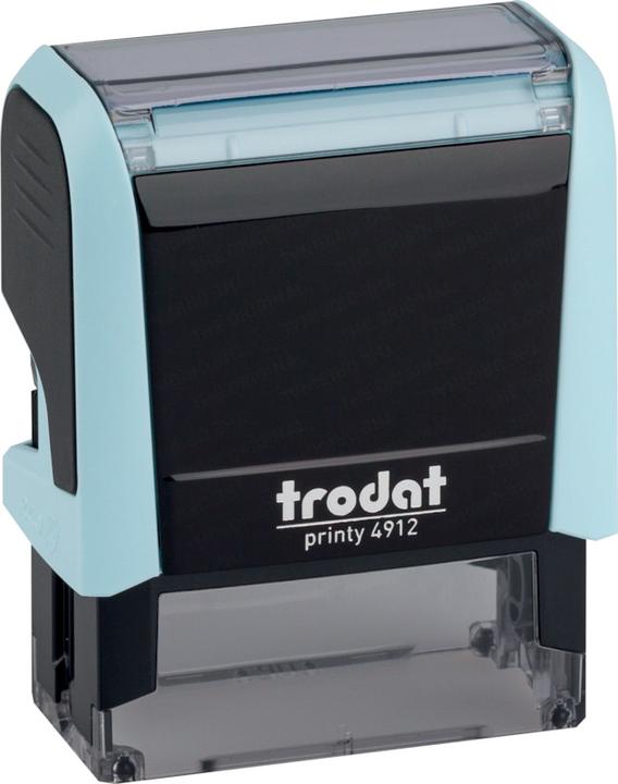 Actual product image Trodat Typomatic Printy 4.0 Pastel Edition, self-inking stamp for self-setting