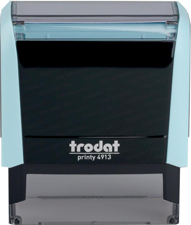 Produktbild Trodat Typomatic Printy 4.0 Pastell Edition, selbstfärbender Stempel zum Selbersetzen
