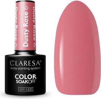 Actual product image Claresa Dusty Rose UV Nail Polish 5ml - Pack of 6 (Beige, UV gel varnish)