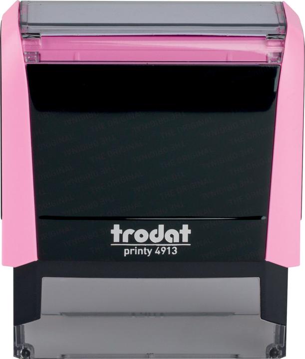 Actual product image Trodat Typomatic Printy 4.0 Pastel Edition, self-inking stamp for self-setting