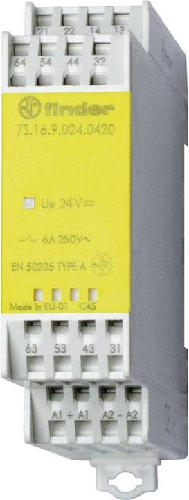 Immagine prodotto Finder Modulo relè con contatti a guida forzata, Serie 7S