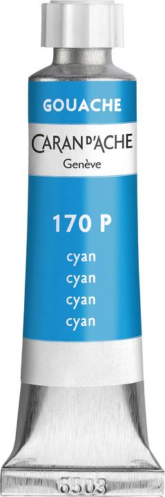Image du produit Caran d'Ache Gouache Studio Tube 10ml (Cyan, 10 ml)