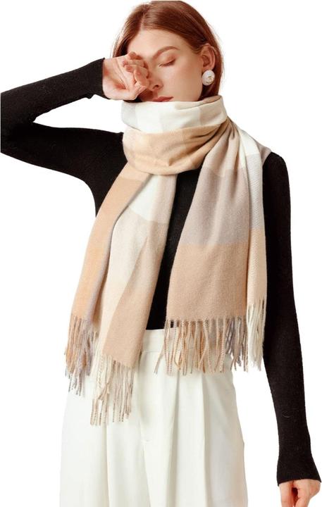 Produktbild Only-Bags.Store Schals Schals Plaid Poncho Soft High Quality Winter gestrickt Schal mit Quasten