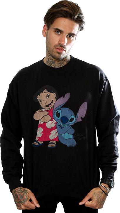 Actual product image Disney Mens Lilo And Stitch Classic Sweatshirt (XL)