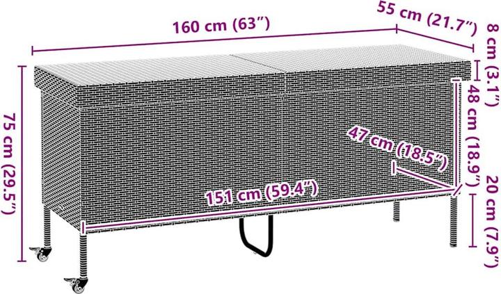 Produktbild vidaXL Gartentruhe