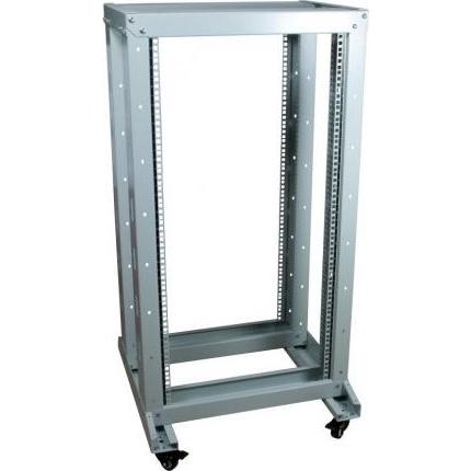 Allnet 19 Grundgestell 42HE B600 / T1000mm *lichtgrau* SRB-Serie (42 HE, 19 Zoll Rack), Serverschrank, Grau