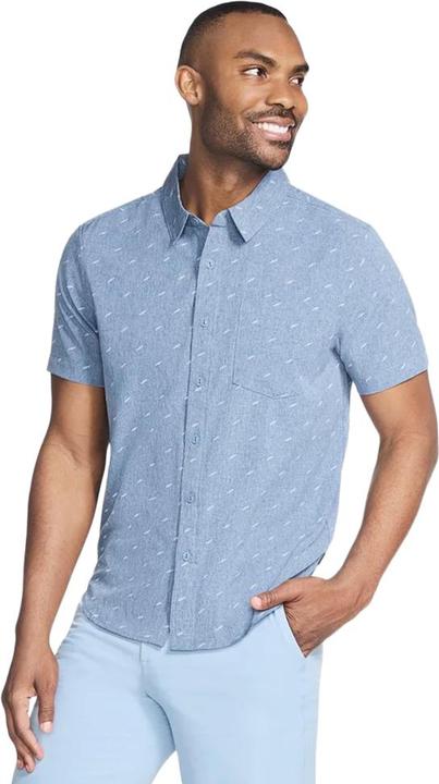 Immagine prodotto Skechers Go Walk Air Camicia Stampato Maniche Corte Uomo (L)