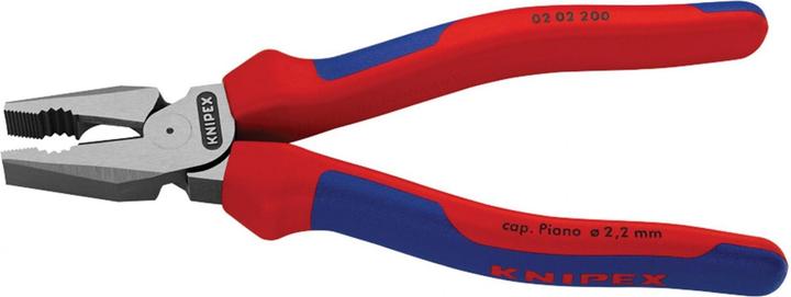 Produktbild Knipex 02 02 Serie Hebelstarke Kombinationszange MehrkomponentenGriff (200 mm)