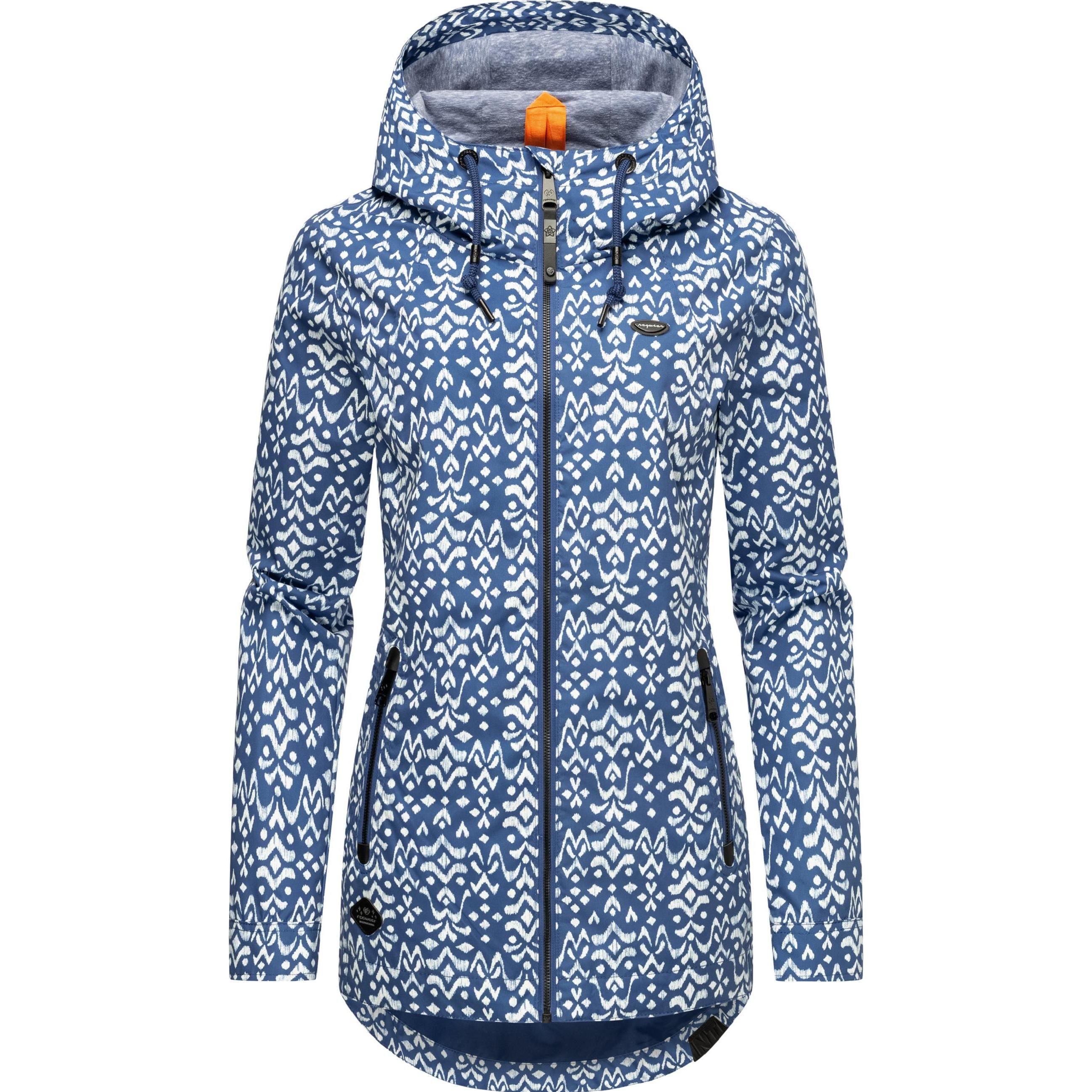 Ragwear, Damen, Jacke, Zuzka Ikat (M), Blau, M