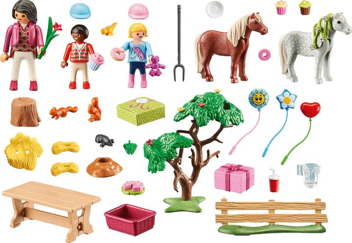 Produktbild Playmobil Kindergeburtstag auf dem Ponyhof (70997, Playmobil Country)