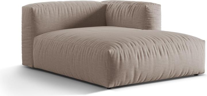 Image du produit Micadoni Chaise longue modulable droite, "Martina", 1 Place, 176x123x75 Fabriqué en Europe (Recamière)