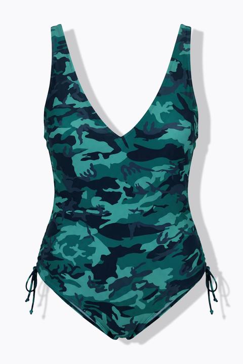 Produktbild Studio Untold Badeanzug, Camouflage, Raffbänder, Softcups, Shaping (44)