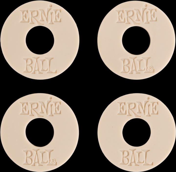 Produktbild Ernie Ball Gurtsicherungssystem, Strap Blocks, 4 Stück, grau (Instrumentengurt)