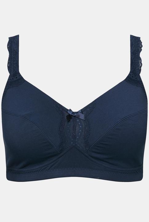 Produktbild Ulla Popken Soft-BH, Spitzendetail, ohne Bügel, Cup C - E (Einzelpack, 110 B)