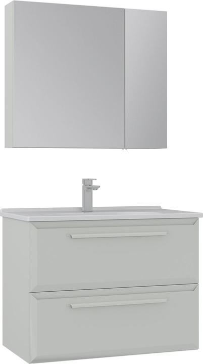 Produktbild Homitis Nuvola 80 v2 Bathroom Cabinet With Sink & Mirror Set (2 Pieces)