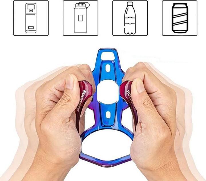 Image du produit Rockbros Porte-vélo FK338 pour bouteille d'eau - bleu et violet