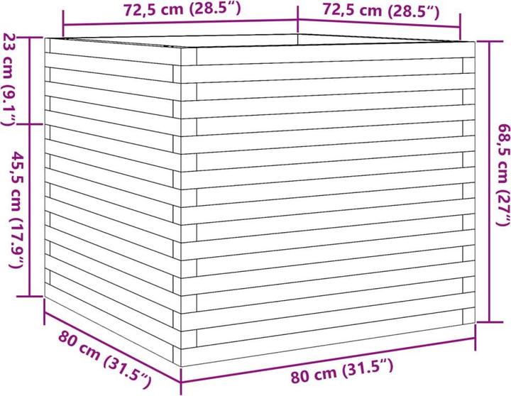 Produktbild vidaXL Pflanzkübel