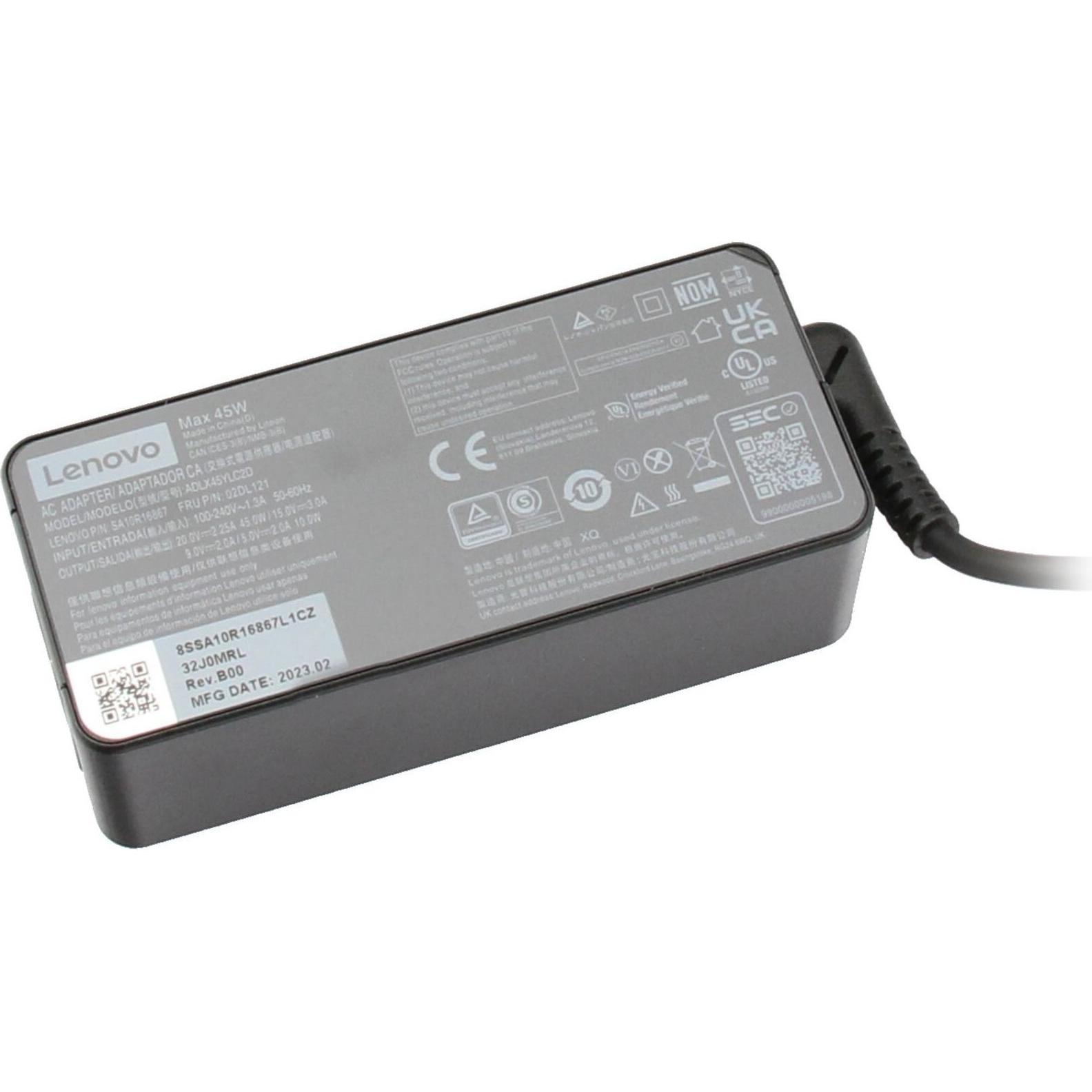 Lenovo ADLX45YCC3A (45 W), Notebook Netzteil, Schwarz