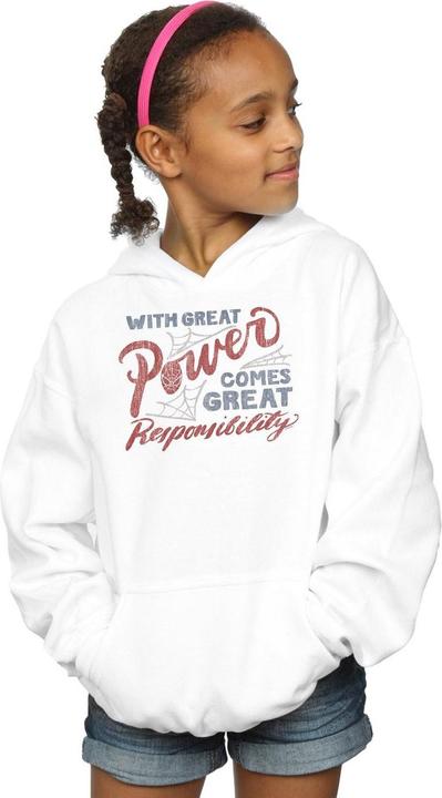 Produktbild SpiderMan Great Responsibility Kapuzenpullover Mädchen (128)