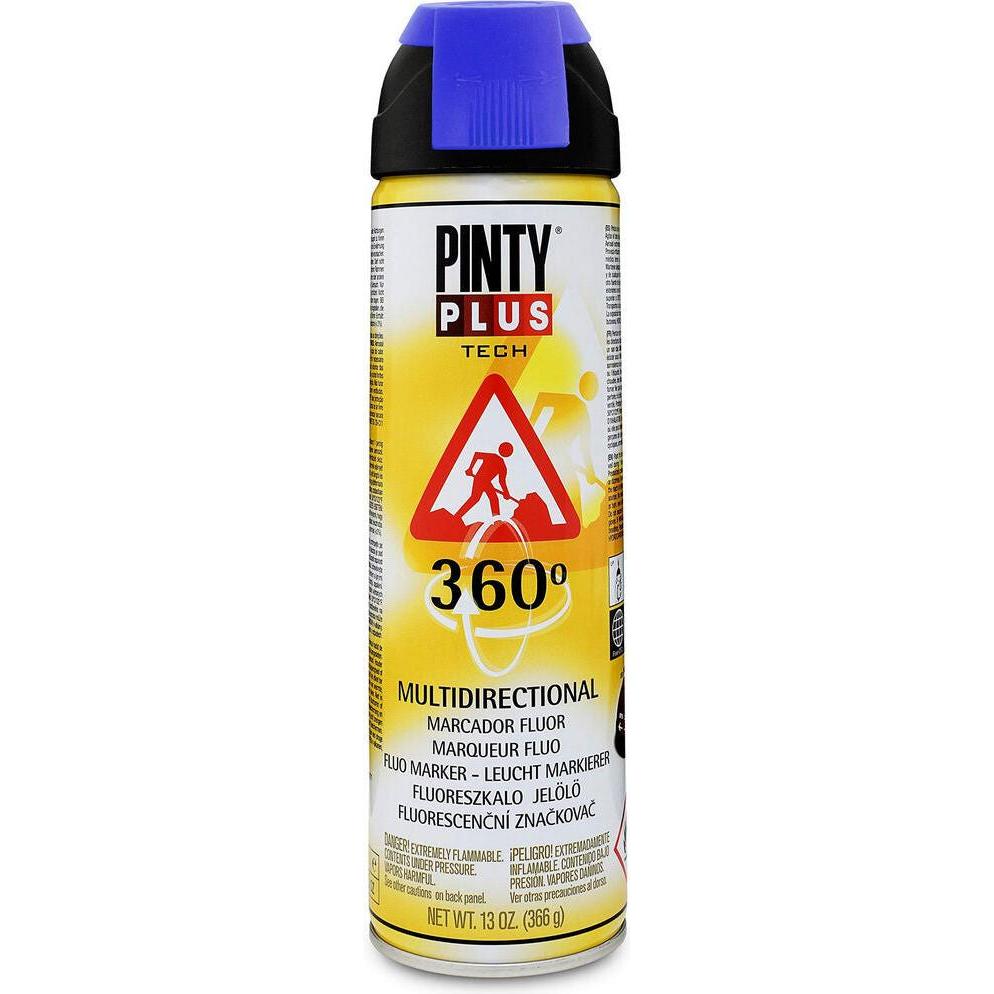 Pintyplus, Evidenziatori, Sprühfarbe Tech T118 360º Blau 500 Ml (1x)