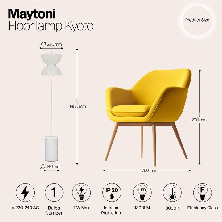 Actual product image Maytoni Kyoto (1300 lm)