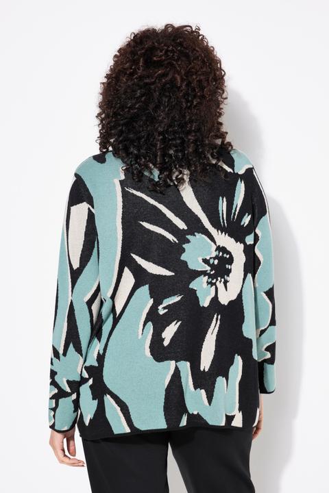 Produktbild Ulla Popken Pullover, Oversized, U-Boot-Ausschnitt, Langarm (42, 44)