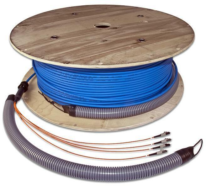 Wirewin LWL-Verlegekabel 12xLC-LC, MM, OM4, 80m (80 m)