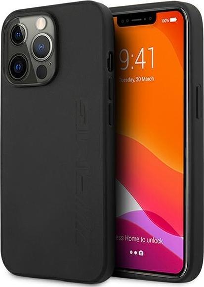 Produktbild Mercedes AMG Petronas F1 Team AMG AMHCP13XDOLBK iPhone 13 Pro Max 6,7" juoda/juodas hardcase Leather Hot Stam