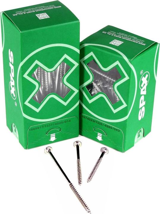 Produktbild Spax Tellerkopf T-Star Plus T30 Teilgewinde 4cut Wirox (100 Schrauben pro Stück)