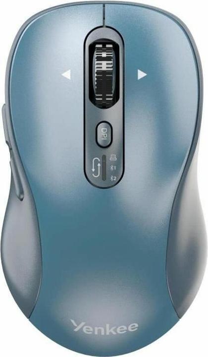 Actual product image Yenkee YMS 2010BE WL GYRO blau / kabellose optische Maus / 3200 DPI / 6 Tasten / 2,4 GHz / BT (Wireless)