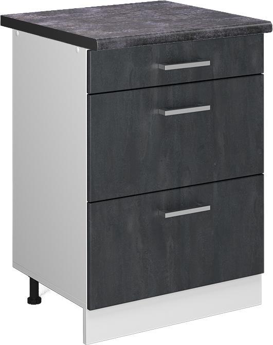 Anthrazit, Schwarz, Schwarz Beton, Weiss