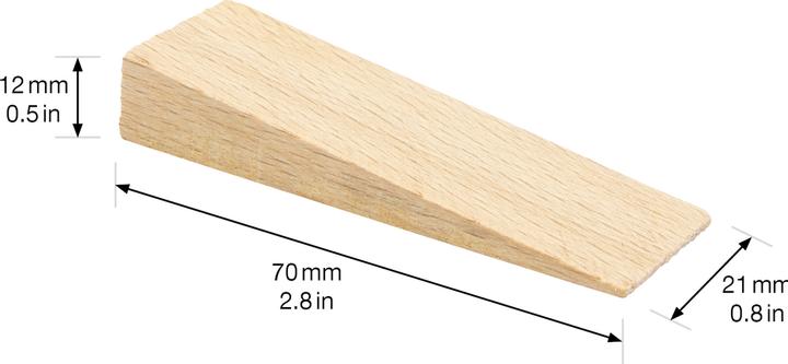 Actual product image Beech door wedge (4 pcs.)