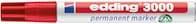 Actual product image Edding Permanent Marker 3000 (Red, 3 mm, 1 x)