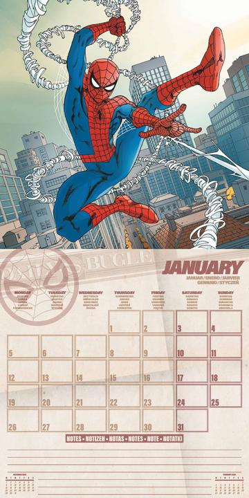Image du produit Pyramid Marvel Spiderman Square Calendar 2026 30x30 (Spécial)