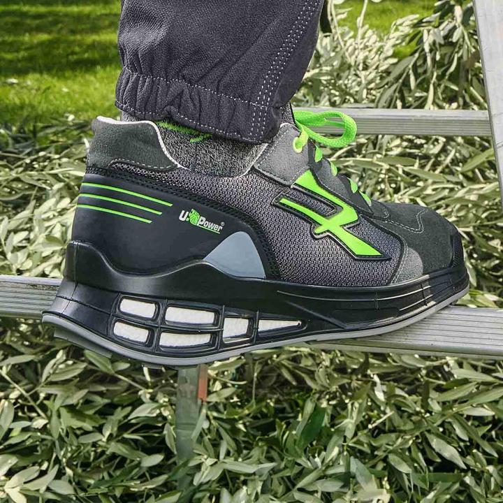 Image du produit Upower Chaussures Egon Gris Vert Bass Numéro (S1P, 46)