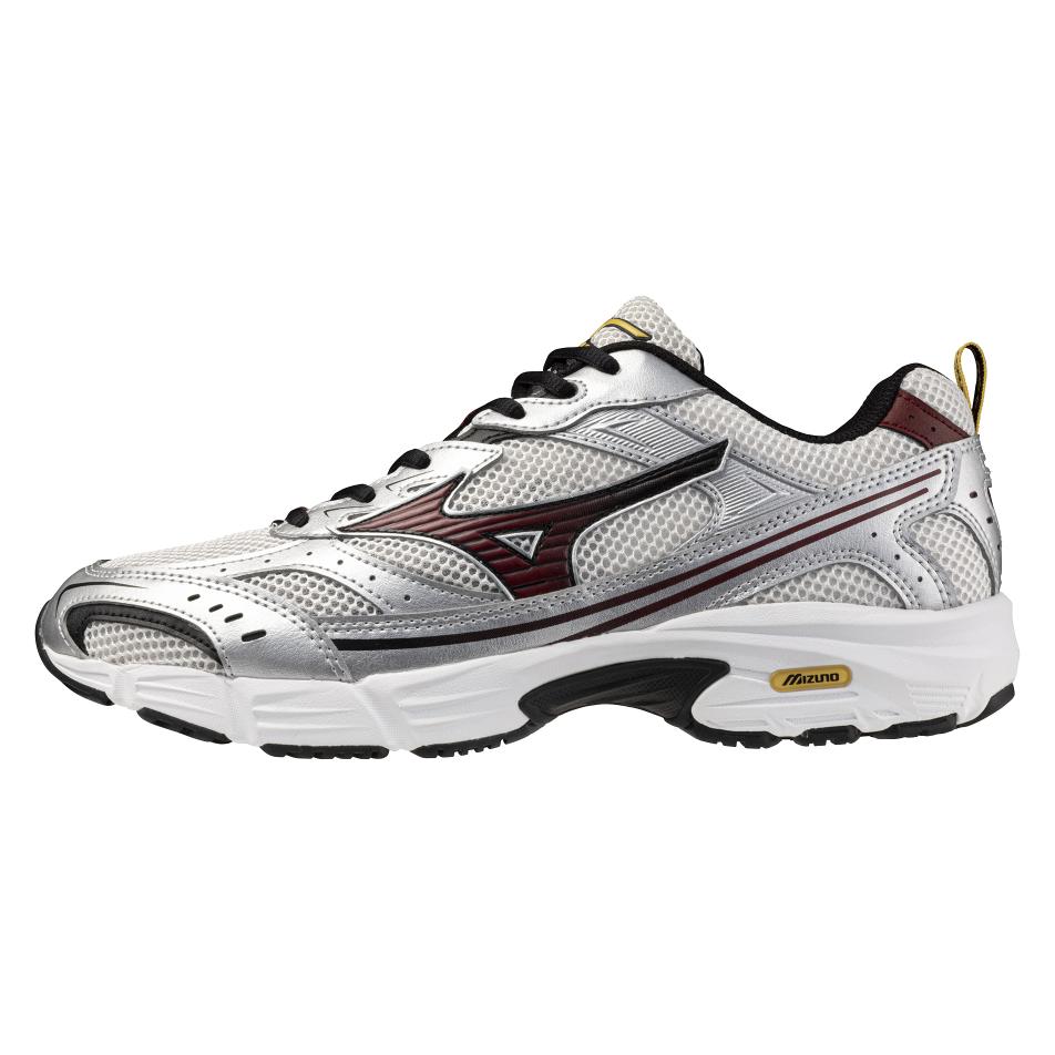 Mizuno, Unisex, Laufschuhe, Mxr Sport (45), Grau, Rot, Silber