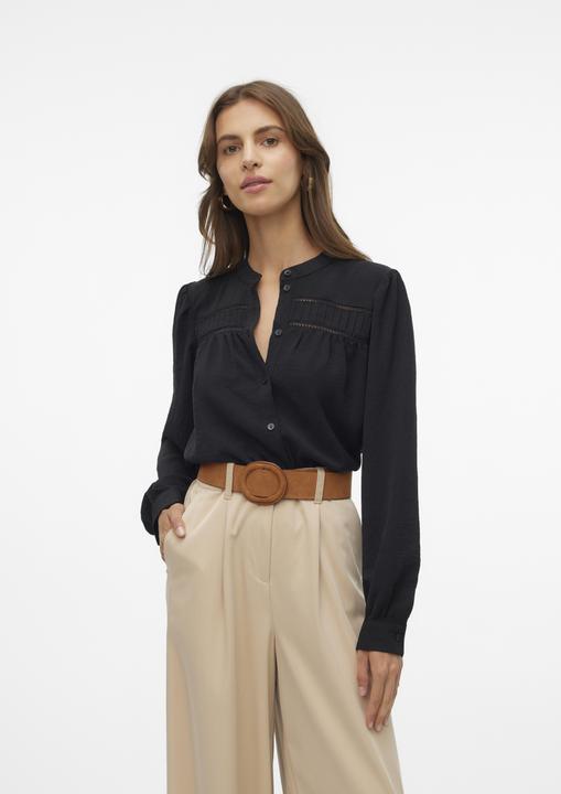 Actual product image Vero Moda Vmemma Ls Lace Shirt Wvn Ga Noos (XS)