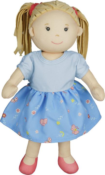 Heless Stoffpuppe "Nela" mit Kleidchen zum An- und Ausziehen, 32 cm